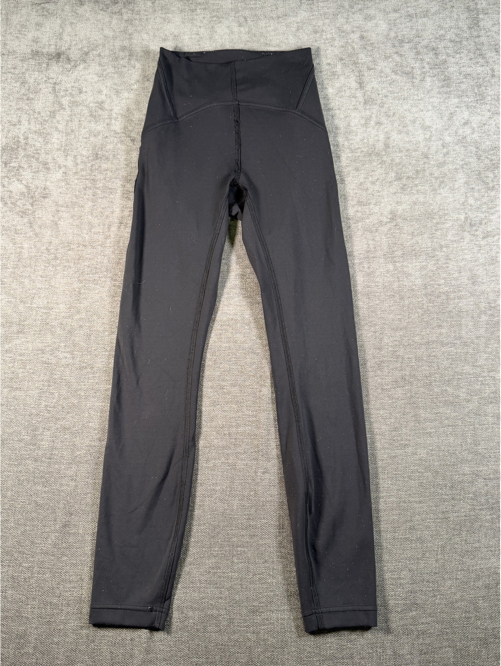 Lululemon Women's Power Thru High-Rise Leggings, Black, Size 0